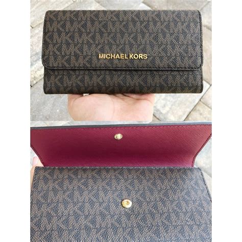 michael kors wallet trifold|michael kors oversized wallet.